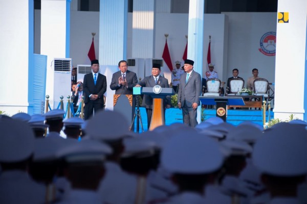 Menteri Dody Dampingi Presiden Prabowo Resmikan Kampus Bhinneka Tunggal Ika Universitas Pertahanan