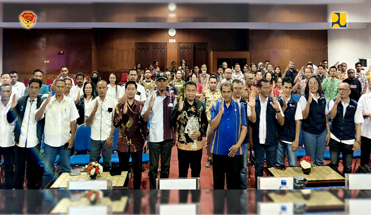 Dinas PUPR Provinsi NTT Gandeng Balai Jasa Konstruksi Wilayah IV Surabaya Uji Sertifikasi Kompetensi Kerja Konstruksi di Ende