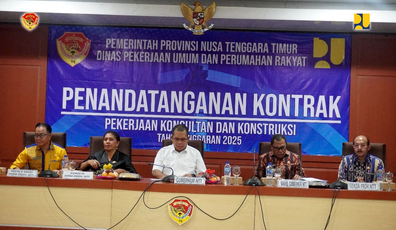 PUPR NTT Kontrak Pekerjaan Konsultansi dan Konstruksi Tahun Anggaran 2025
