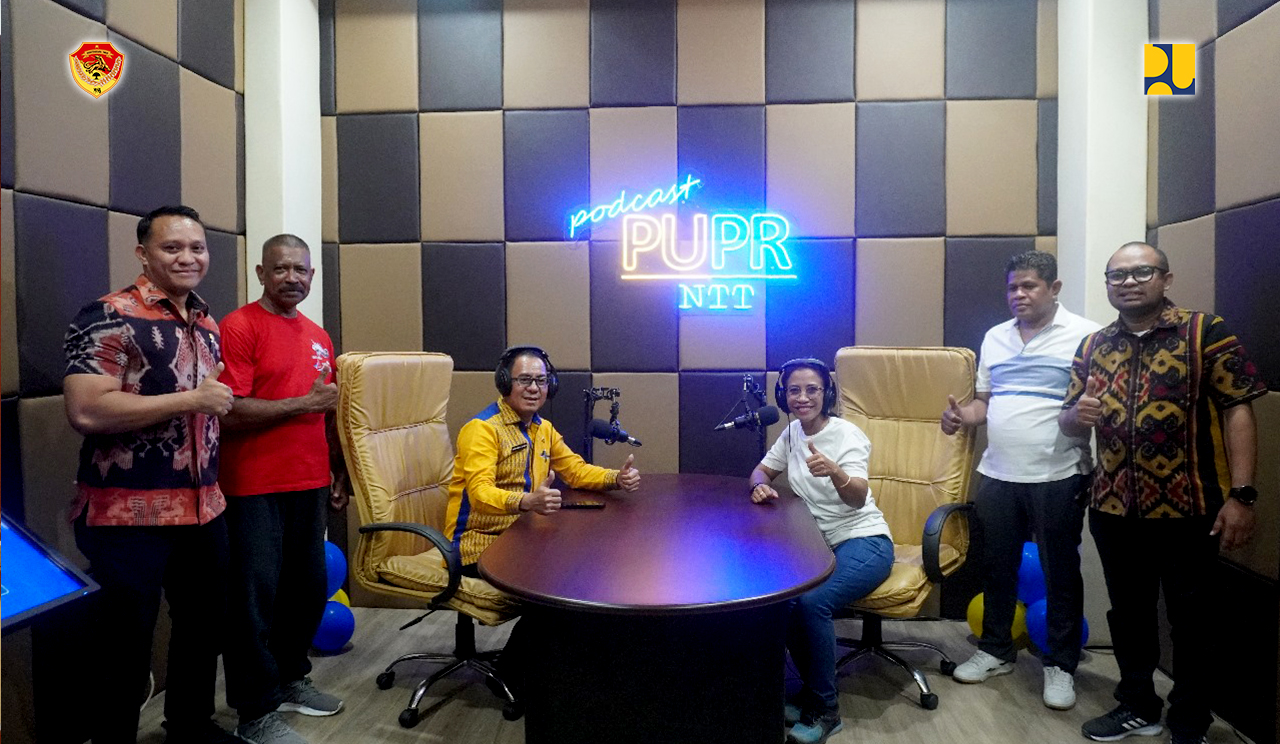 Kadis PUPR NTT Launching Gerai dan Podcast PUPR
