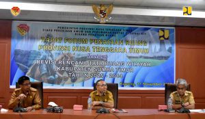 PUPR NTT Bahas Ranperda Revisi Rencana Tata Ruang Wilayah Kabupaten Sumba Timur
