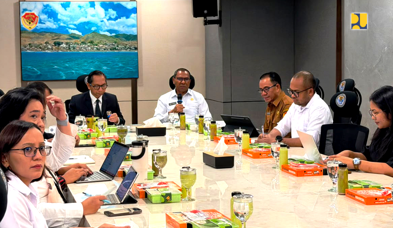 Kadis PUPR NTT Dampingi Wagub NTT Perjuangkan Anggaran Pembangunan Infrastruktur ke Kemenko IPK